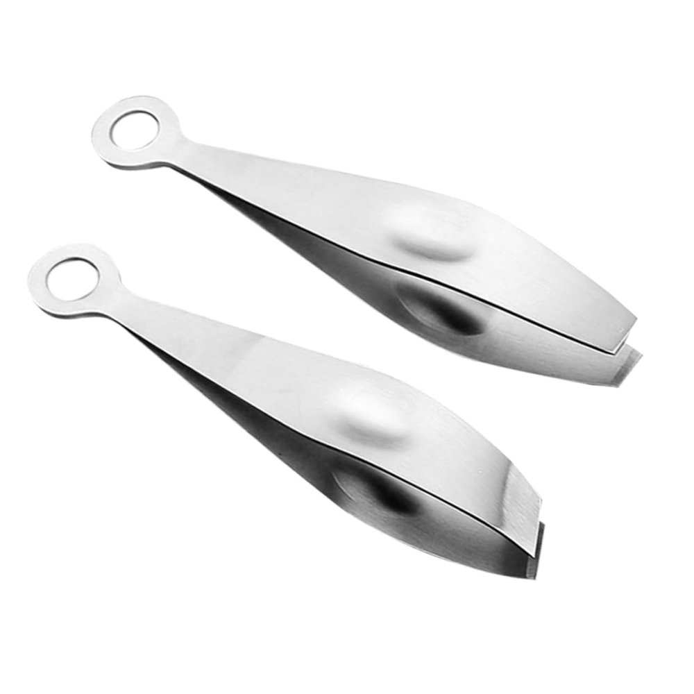 BESPORTBLE 2pcs Goose Chicken Plume Tweezers Clamp Reusable Kitchen Tweezers Easy Hair Removal Tool