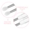 HAPINARY 10pcs Reusable Lip Brush Set Covers Silicone Lip Applicators Scrub Brush Makeup Applicator Gloss Wand Mask for Balm Versatile Use Easy Cleaning view 2
