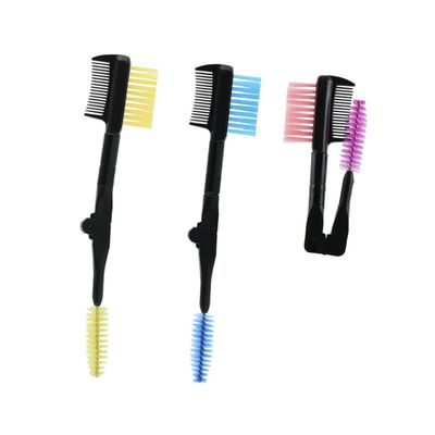HAKIDZEL 3pcs Eyebrow Brush Double Head Eyebrow Comb Lamination Brush Safe Fashion