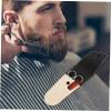 HAKIDZEL Stainless Steel Beard Scissor Set Nose Hair Scissors Comb Storage Pouch for Men Grooming view 3