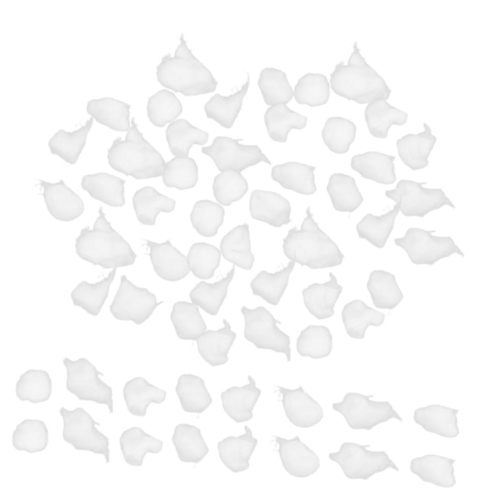 Beaupretty 4packs Cotton Balls Nail Cleaning Cotton Balls Strong Absorption for Nail Care