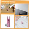 HAKIDZEL 2pcs Eyebrow Pencil Sharpener Tool Dual-Slot Precision Makeup Sharpener Compact Portable Travel-Friendly Design for Eyeliner and Beauty Pencils view 3