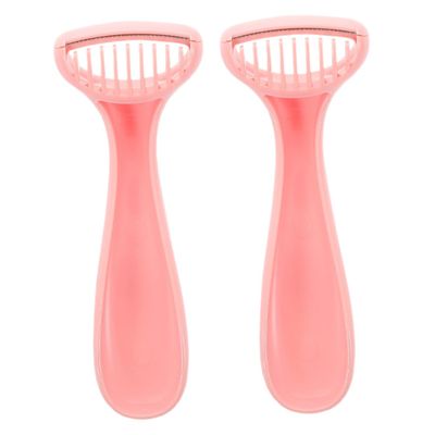 Healeved 2pcs Hair Removal Knife for Women Facial Hair Shaver Portable Razor for Women's Sensitive Areas