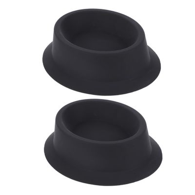 VICASKY 2pcs Silicone Men Shaving Bowl Bubbling Bowl Simple Shaving Cup Hair Dyeing for Home Travel Use