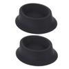 VICASKY 2pcs Silicone Men Shaving Bowl Bubbling Bowl Simple Shaving Cup Hair Dyeing for Home Travel Use view 1