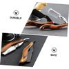 CALLARON Clip Razor Wooden Handle Beard Trimming Tool Quality Manual Shaving Razor view 4