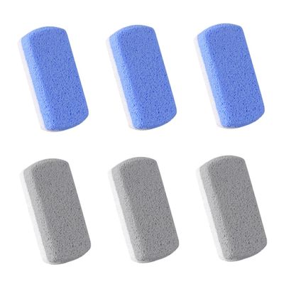 PartyKindom 6pcs Pumice Stone Foot Scrubber Callus Remover Exfoliating Trimmer Pedicure Sole