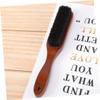 VICASKY 1Pc Portable Beard Brush with Wooden Handle Professional Men S Styling Brush for Beard Care Small Boar Bristle Design for Grooming the Go view 2
