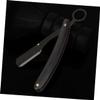 PartyKindom Beard Shaving Razor with Handle Classic Manual Razor for Men for Barbers and Personal Use Comfortable Grip for Smooth Shaving view 2