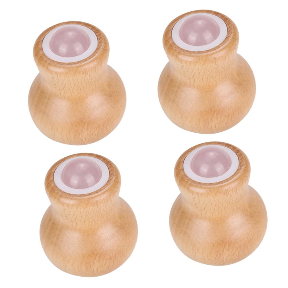 Beaupretty 4pcs Facial Rollers Face Firming Massager Roller Massage Stick for Face Skincare