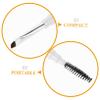 Happyyami Double-ended Makeup Brush Spoolie Concealer for Eyebrow Grooming Portable Soft Bristle Design for Go and Perfecting Your Look view 3