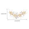CALLARON Bridal Hair Comb Rhinestones and Elegant Headdress for Women Hair Accessories for Weddings and Parties Delicate Handmade Design Comfortable Fit for All Ages view 2