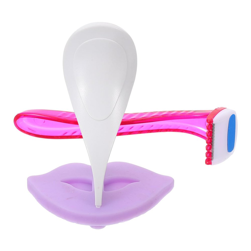 Beaupretty 1set Women Shaving Stencil Kit Trimmer Tool for Intimate Grooming Safe Gentle Hair Removal Includes Multiple Shaping Templates for Custom Looks for Personal Style