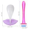 Beaupretty 1set Women Shaving Stencil Kit Trimmer Tool for Intimate Grooming Safe Gentle Hair Removal Includes Multiple Shaping Templates for Custom Looks for Personal Style view 2