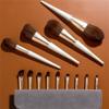 13pcs Wooden Handle Makeup Brush Set Beauty Tools Loose Powder Brush Foundation Brush view 2
