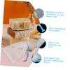 CALLARON Foam Net for Facial 8pcs Face Net Exfoliating Meshes Soap Saver Pouches Soap Foaming Bags view 2