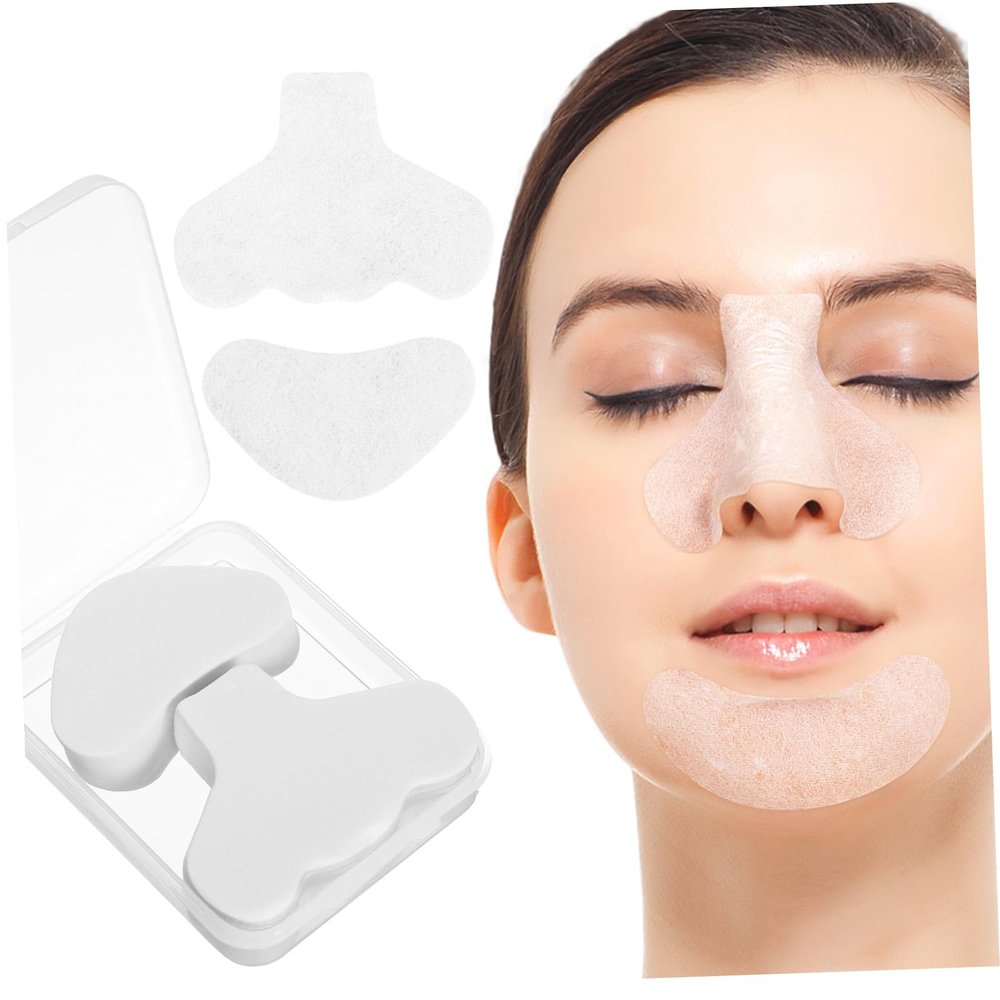 BESTYASH Nose Tape for Wrinkle Reduction 200 Pcs t Zone Film Double Chin Patch Comfortable Nose Pore Strips