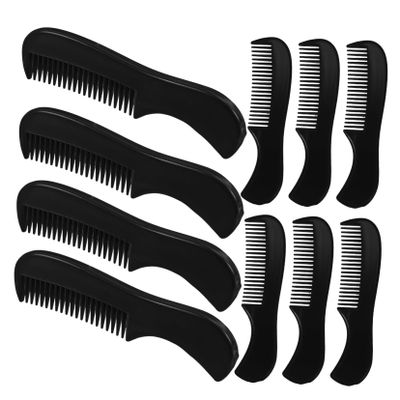 Beaupretty 10pcs Beard Comb for Men Mini Pocket Combs for Men's Facial Hair Styling for Travel and Daily Grooming