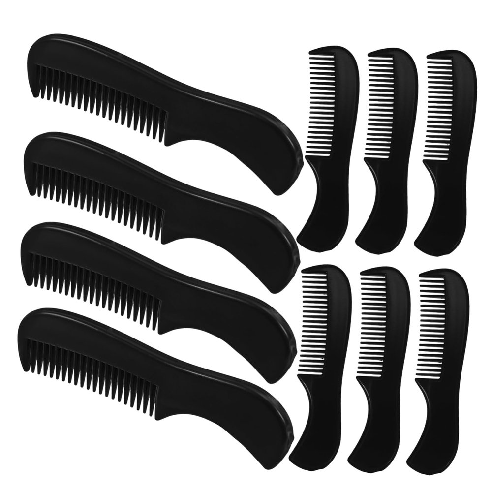 Beaupretty 10pcs Beard Comb for Men Mini Pocket Combs for Men's Facial Hair Styling for Travel and Daily Grooming