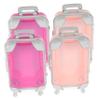 Angoily 4pcs Travel Makeup Box Eyelash Box Makeup Organizer Case Mini Suitcase Bag Portable Storage for Women view 1