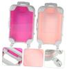 Angoily 4pcs Travel Makeup Box Eyelash Box Makeup Organizer Case Mini Suitcase Bag Portable Storage for Women view 3