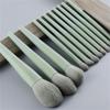 11pcs Forest Green Makeup Brush Set Soft Bristles Blush Brush Eyeshadow Brush Beauty Makeup Tools view 4