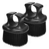 CALLARON 2pcs Men's Hair and Beard Cleaning Brush Soft Bristles for Easy Grooming Comfortable Grip Design and Material for Personal and Salon Use view 1