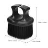 CALLARON 2pcs Men's Hair and Beard Cleaning Brush Soft Bristles for Easy Grooming Comfortable Grip Design and Material for Personal and Salon Use view 2