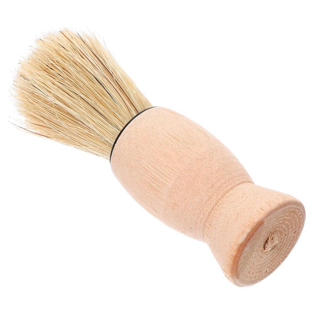 Beaupretty Beard Brush for Men Barber Grooming Kit Soft Bristles Barber Hair Brush for Black Men