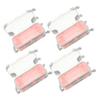 Angoily 4pcs Mini Trolley Makeup Case Portable Cosmetic Storage for Travel Makeup Suitcase for Organizing Eyelashes and Essentials Design for Women Girls view 1