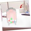 Angoily 4pcs Mini Trolley Makeup Case Portable Cosmetic Storage for Travel Makeup Suitcase for Organizing Eyelashes and Essentials Design for Women Girls view 4