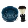 CALLARON Beard Shaving Brush Set 2pcs Men's Shaving Kit Swirl Soap Bowl Solid Construction Gentle Exfoliation Comfortable Shave view 1