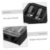 VALICLUD 5pcs Dual Holes Makeup Pencil Sharpener for Lipstick Eyebrow and Eyeliner Portable and Handheld Design for Easy Carrying and view 3
