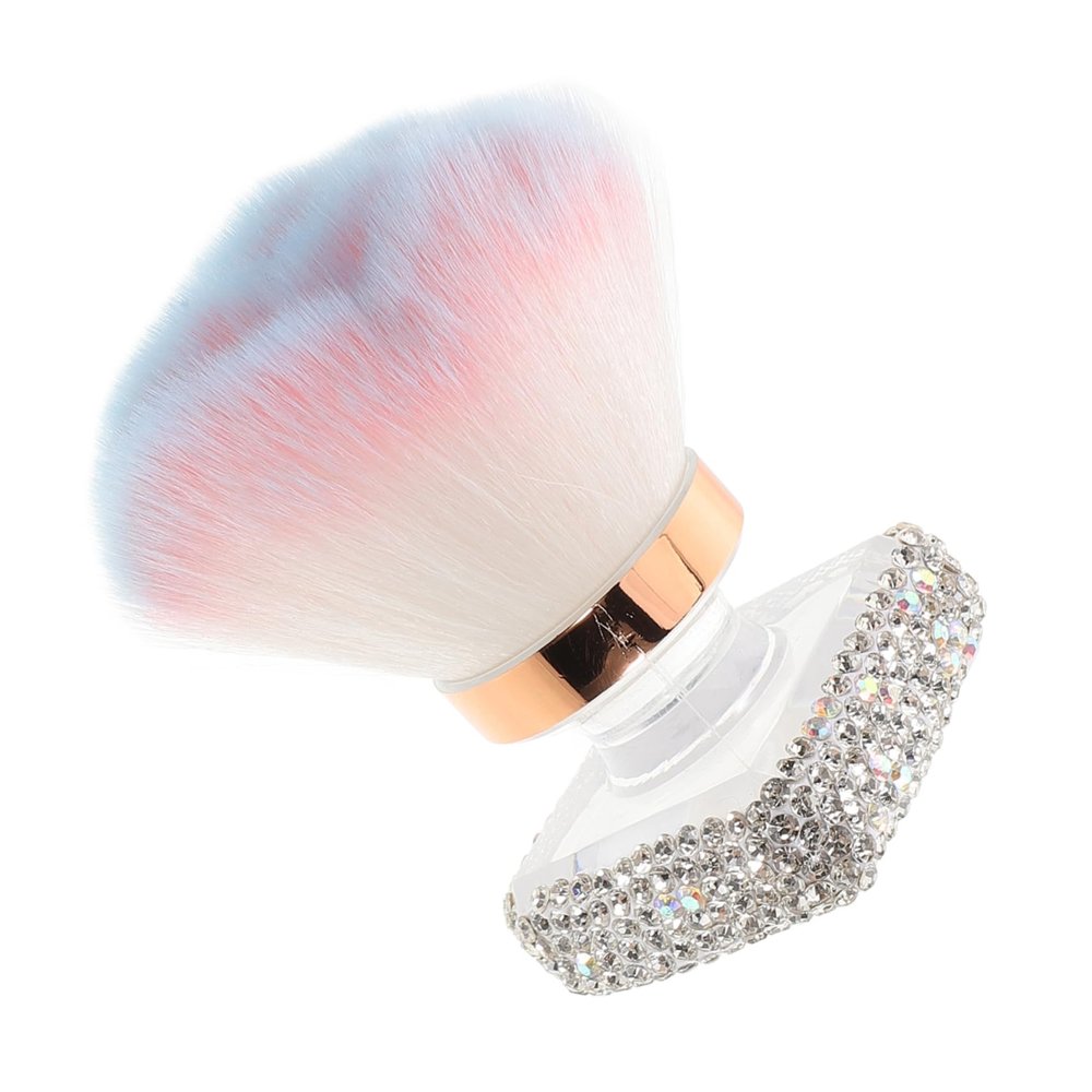 Happyyami Pedicure Cleaning Brush Manicure Dust Brush Soft Synthetic Bristles for Nail Care Versatile Makeup Nail Art Tool Cosmetic Application