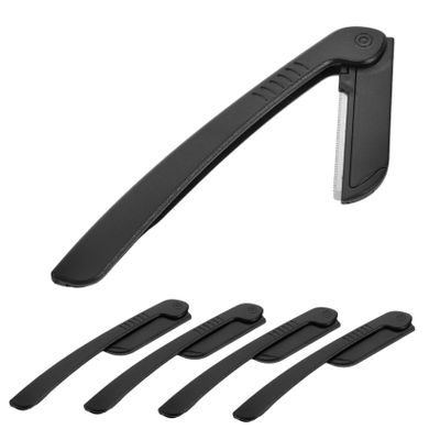 Gatuida 5pcs Facial Shaver Tool Reusable Eyebrow Razor for Women Men and Barbering