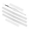 Baluue 4pcs Double-sided Silicone Makeup Brushes Caps for Lip Gloss Eyeshadow and Concealer Soft Travel-friendly Brushes for Smooth Application view 1