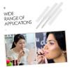Baluue 4pcs Double-sided Silicone Makeup Brushes Caps for Lip Gloss Eyeshadow and Concealer Soft Travel-friendly Brushes for Smooth Application view 3