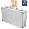 EXHUMKY Portable Aluminum Alloy Toolbox Capacity Cosmetic Storage Box Emergency Kit view 2