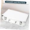 EXHUMKY Portable Aluminum Alloy Toolbox Capacity Cosmetic Storage Box Emergency Kit view 3