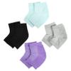 HAKIDZEL 4pairs Cracking Heel Socks Moisturizing Gel Socks Open Toe Comfortable Elastic for Men Women Toeless Design Foot Care Washable Reusable view 1