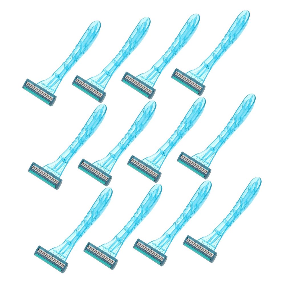 Happyyami 20pcs Disposable Razors for Men and Women Waterproof Hair Trimmer Multi-Use Body Shaver for Arm and Leg Grooming