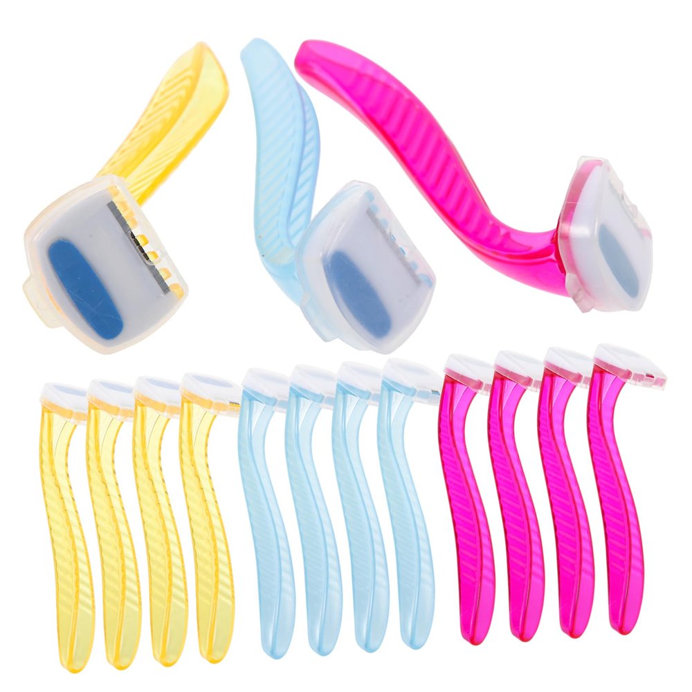 VICASKY 15pcs Manual Hair Removal Shavers for Women Body Hair Trimmer and Razors for Armpits Legs and Bikini Line Travel Friendly Smooth Shave Skin Protection