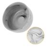 Beaupretty 2pcs Shaving Bowl for Men Multi-use Deep Shaving Soap Container Natural Porcelain Design Comfortable Grip for Warm Preparation and view 2