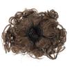 CALLARON Fake Bun Hairpiece for Women Curly Chignon Extension Elastic Band Messy Updo Hair Piece for Versatile Hair Accessories for Ponytails and Half Buns view 1
