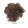 CALLARON Fake Bun Hairpiece for Women Curly Chignon Extension Elastic Band Messy Updo Hair Piece for Versatile Hair Accessories for Ponytails and Half Buns view 2