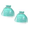 PartyKindom 2rolls Cotton Towels of Disposable Face Wipes Cleansing Towelettes Makeup Remover Per view 1