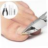PartyKindom 7pcs Nail Clipper Nail Scissors for Fingernails Toenails Grooming Kit Manicure Trimmer Stainless Steel Portable Case view 2
