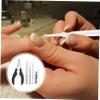 PartyKindom 7pcs Nail Clipper Nail Scissors for Fingernails Toenails Grooming Kit Manicure Trimmer Stainless Steel Portable Case view 3