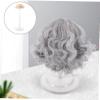 WRITWAA Wig Stand Display Holder Set for Multiple Wigs Adjustable Height Sturdy Plastic Mannequin Head and Storage for Salon and Home Use view 4