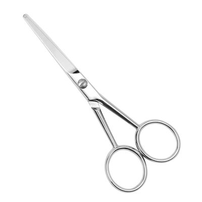 VICASKY Stainless Steel Beard Grooming Scissors Toothed Design for Precision Trimming Non- Grip for Men Facial Hair Care